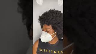 Natural Hairstyles: Silk Press on 4B Natural Hair | WAIT TILL THE END 