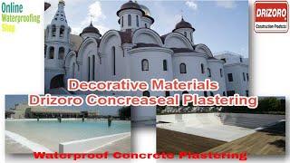 Drizoro CONCRESEAL® PLASTERING M for waterproofing, levelling, protection and more