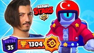 TÜRKİYE REKORU! 1304 KUPA STU YAPTIM! ( 35 RÜTBE ) Brawl Stars