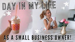  Day in My Life as a SMALL BUSINESS OWNER! Stardust by Allie vlog 