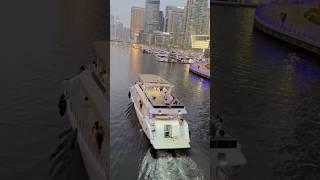 Dubai Marina Yacht Tour #travel #uae