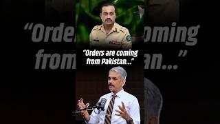 "Orders and instructions are coming from Pakistan," says Lt Gen DP Pandey (Retd)