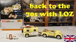 LOZ Mini Blocks - 1130 - Beetle topless with Trailer - Review