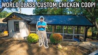 Touring My Luxury Custom Chicken Coop (LESS Than $3,000!)