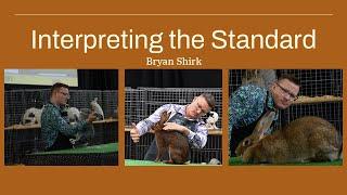 Interpreting the ARBA Rabbit Standard: Topline, Depth, Width. By Bryan Shirk ARBA Judge