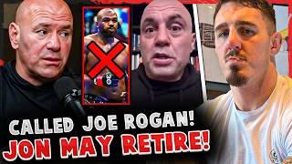 Dana White CALLED Joe Rogan + told him Jon Jones MIGHT RETIRE! Kamaru Usman SNAPS! Alex Pereira