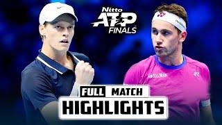 Sinner on Fire - Jannik Sinner vs Casper Ruud Semi-Final Highlights - Nitto ATP Finals 2024