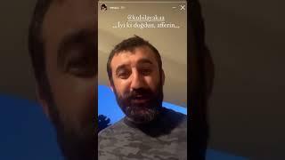 Necip Memili instagram story for Kubilay Aka's birthday