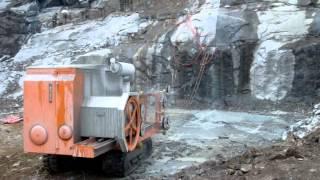 Diamond wire saw machine for Quarry stone cutting