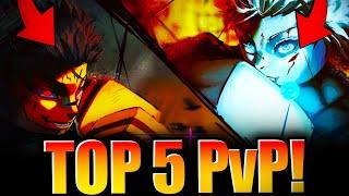 Top 5 PvP Cursed Techniques | Jujutsu Infinite