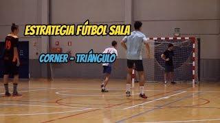 Jugada de córner futbol sala - El triángulo #1 | Futsal corner