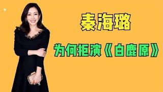 秦海璐为何拒演《白鹿原》？张嘉译用三个理由说服她，最后得奖