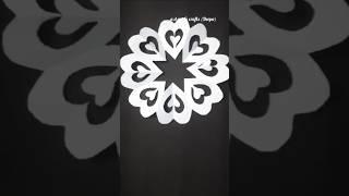 Easy paper cutting snowflakes ll snowflake ️ crafts ideas ll