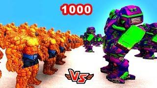 1000 TAŞ ADAM VS 20 HULKBUSTER  - Süper Kahramanlar