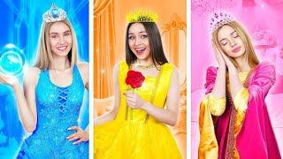 ¡Nos Convertimos en una Princesa Disney! Todos los Tipos de Princesas en la Familia Real