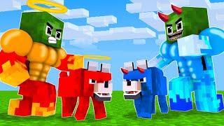 Monster School : Baby Zombie x Squid Game Doll With SuperHero Dog - Minecraft Animation