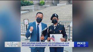 NYC eases path to citizenship for dozens of immigrant military members