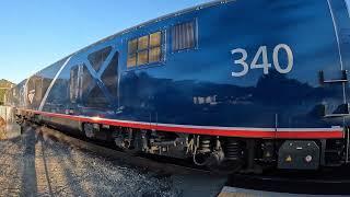 Amtrak train #11 Coast Starlight in Martinez Ca 9/28/24