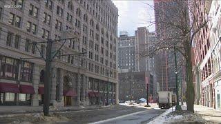 Downtown Buffalo not as busy this past year