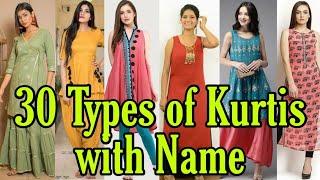 Top 30 designer kurti 2020  Types of Kurti for girls  Latest Kurti Design 2020  Latest Kurti name