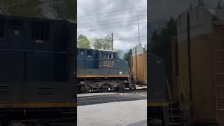 DPU on CSX M277 AutoRack Train from Lodi, Ohio 9/7/2024 #csx #train #railroad #shorts #csxrailroad
