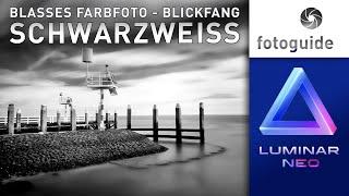 Luminar NEO # : Blasses Farbbild → Blickfang SCHWARZ WEISS