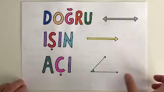 3. Sınıf Matematik/Doğru, Işın ve Açı