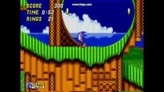 Sonic walking/running backwards