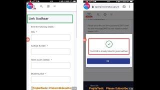 incometax.gov Aadhaar Card PAN Card Linking Online |Link PAN And Aadhaar through income tax gov 2024