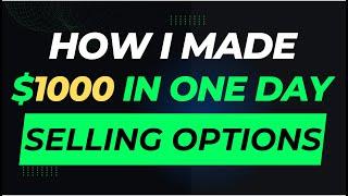 How I Made $1000 Trading Options in ONE DAY| All My Trades