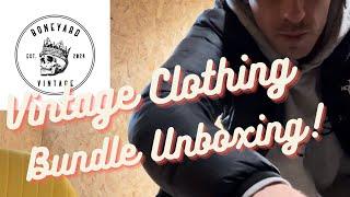 Vintage Clothing Bundle Unboxing from The Hub Vintage Wholesale in the UK