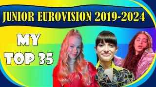 Junior Eurovision I My TOP 35 (2019-2024) I All Time