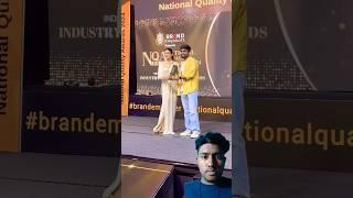 Got this award from Raveena Tandon ( Most Engaging Creator on Social Media 2024 ) #shorts