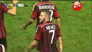 Parma - Milan MENEZ Goal