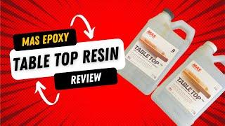 Mas Epoxy Table Top Resin Review