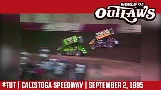 World of Outlaws Craftsman Sprint Cars Calistoga Speedway September 2, 1995 | #ThrowbackThursday