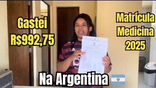 O que precisei e quanto gastei pra me matricular em medicina na Argentina 2025 