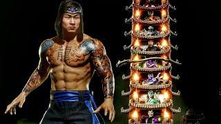 Champion Klassic Tower Tao Yin Liu Kang | Very Hard | Mortal Kombat 11 - No Commentary