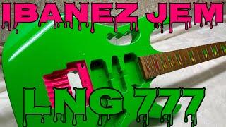 Ibanez JEM 777 Steve Vai Guitar - Refinished LNG Lochness Green by Sims Custom Shop