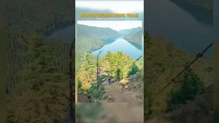 Olympic National Park’s difficult hike, Mount Storm King - involves using ropes to get to the top!