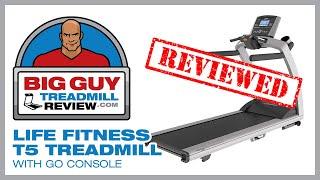 Life Fitness T5 Treadmill Review with Go Console from Big Mike on BigGuyTreadmillReview.com