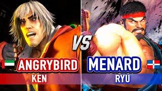 SF6  ANGRYBIRD (Ken) vs MENARD (Ryu)  Street Fighter 6 High Level Gameplay