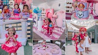 Gia cumplió 3 años  Fiesta + abriendo regalos  #pawpatrolparty #birthday #decoration .