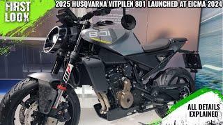 2025 Husqvarna Vitpilen 801 Launched At EICMA 2024 - Explained All Spec, Features, Engine & More