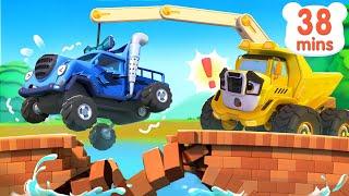 London Bridge is Falling Down (Construction Truck) | Nursery Rhymes & Kids Songs | BabyBus