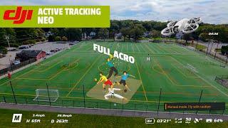 DJI NEO direction track, dji action tracking, manual mode not working with neo drone, how to fly