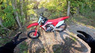 The CRF450RX makes an INSANE Supermoto..