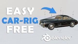 Free Car Rig in Blender 4.2 Tutorial! [RBC Addon]