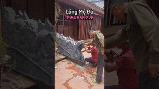 Trạm khắc lắp đặt Rồng đá bậc