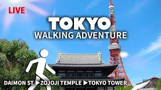 Tokyo Amazing City Walk | Daimon & Shiba Park Adventure